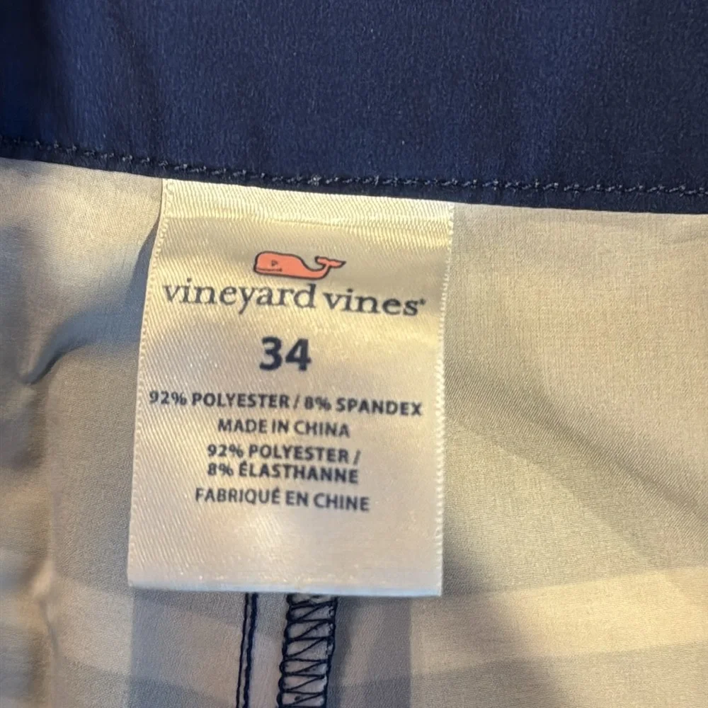 Vineyard Vines‎ Blue and orange Board Shorts Nautical Stripes size 34